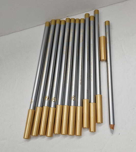 Set of 12 professional eyeliner pencil; Silver; 0.043oz image 0