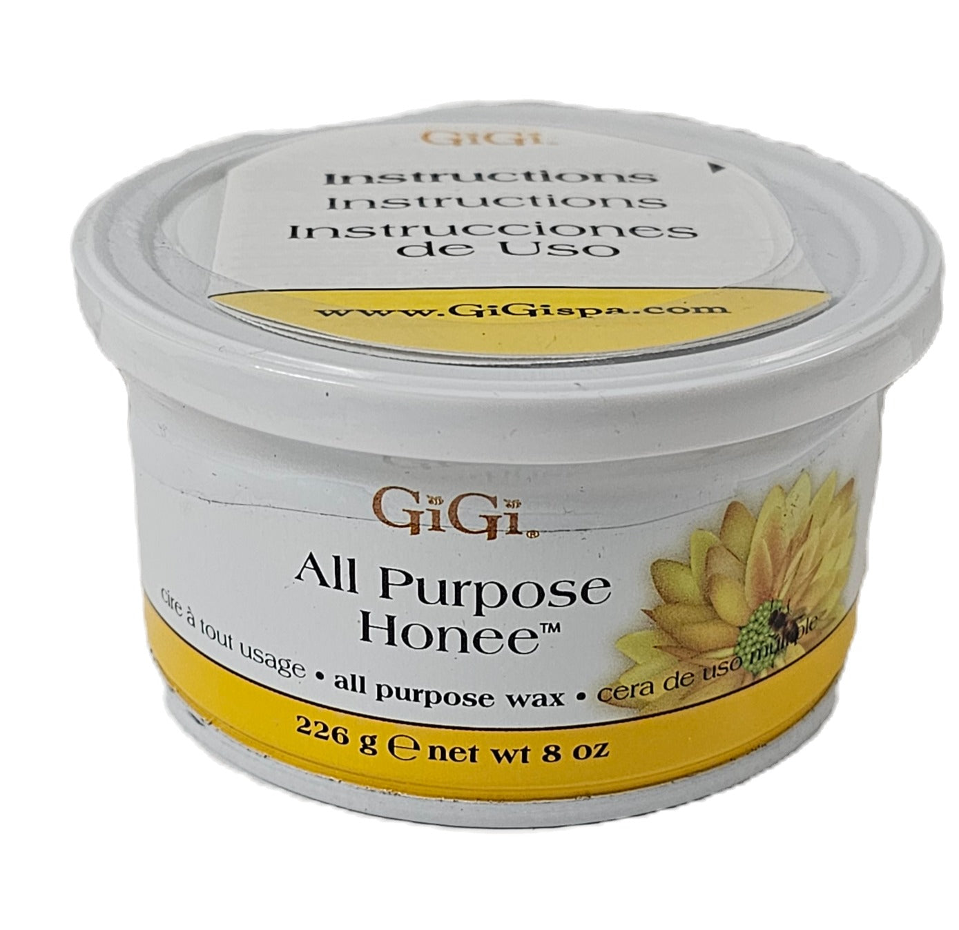 Set of 2 GiGi All purpose Honee wax; 8oz x 2; for unisex. image 0