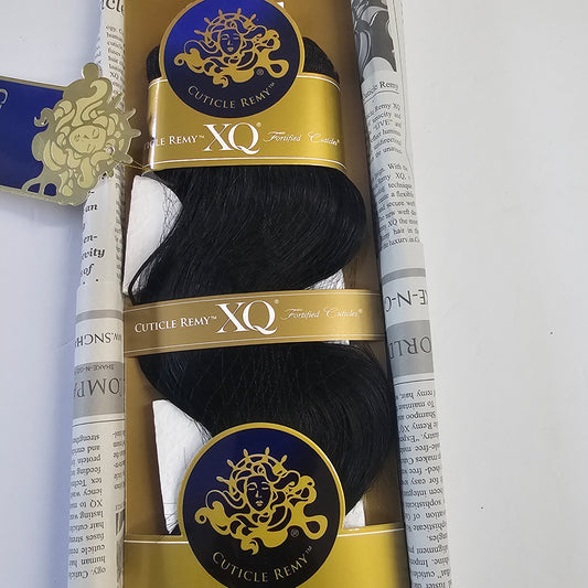 Cuticle remy XQ human hair weave - S wave - sew-in weft