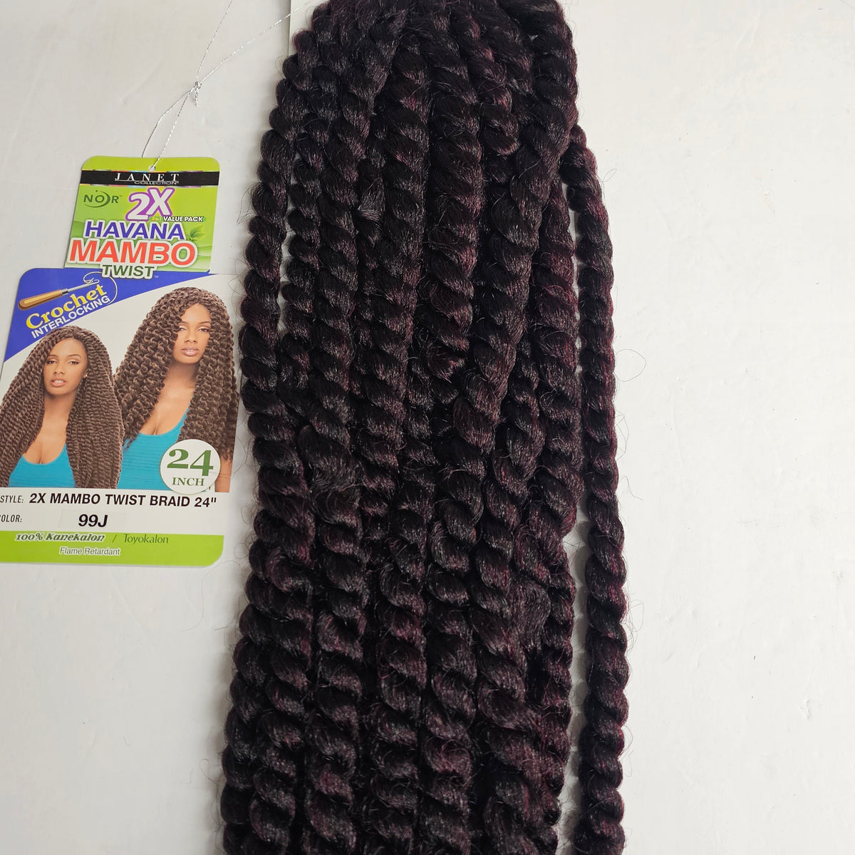 2 in 1 value pack Havana Mambo twist braid - 24 inch - crochet interlocking