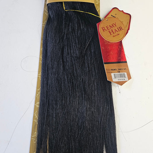 Human Hair Saga Gold Remy Yaky Weave – Straight Sew-In Weft