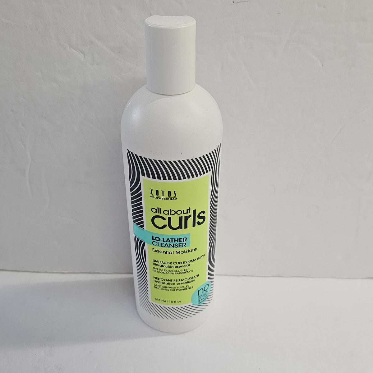 Zotos all about curls lo-lather cleanser - essential moisture - 15fl.oz