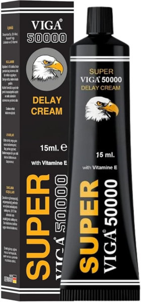 Super Viga 50000 Delay Cream for Men - Desensitizing Formula