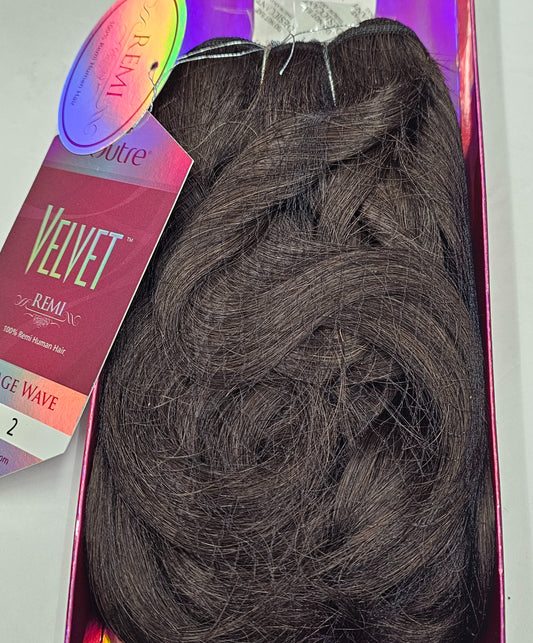Remi human hair weave; curly sew-in weft Mirage velvet image 1