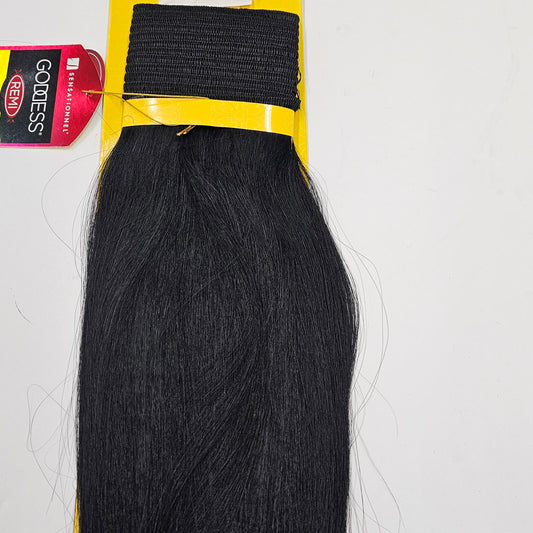 Goddess remi human hair weave tangle-free for sew-in; straight; wefts image 1