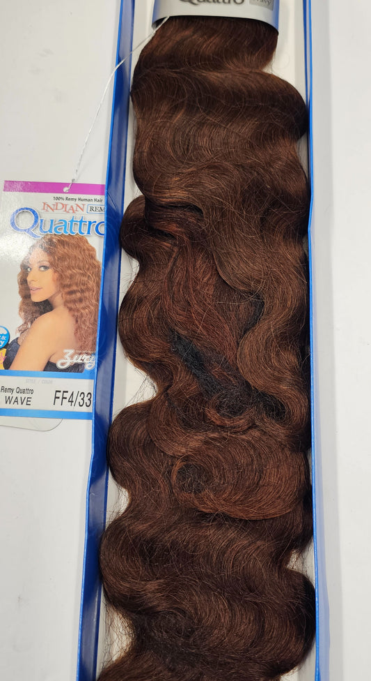 Curly Indian remy human hair sea wave for sew-in; wefts; one pack solution. image 1