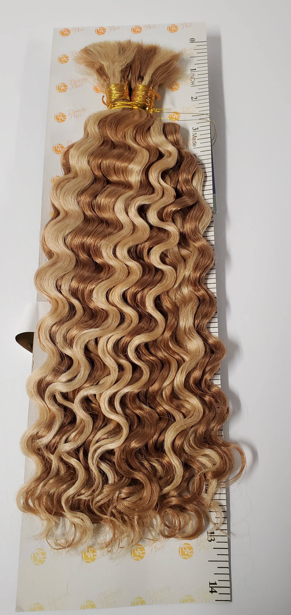 Human hair new deep bulk tangle-free for braiding; curly wet and wavy bulk hair. image 8