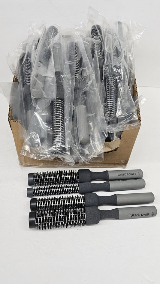 Set of 48 assorted sizes of twister magnesium curl maker brush; turbo pow image 1