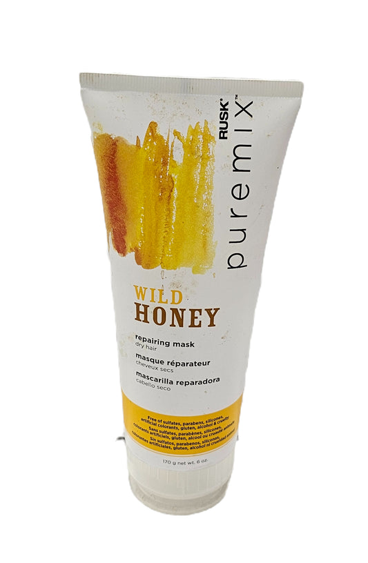 Rusk puremix wild honey repairing mask for dry hair; 6oz image 1