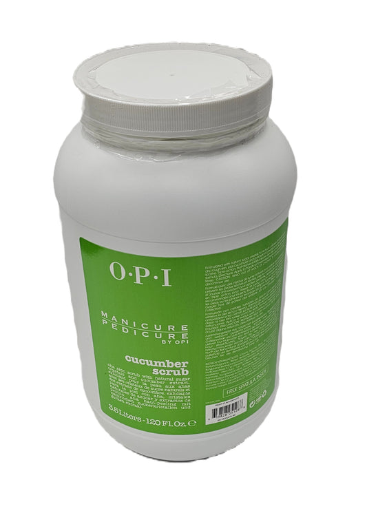 OPI manicure pedicure cucumber scrub; 120fl.oz image 0