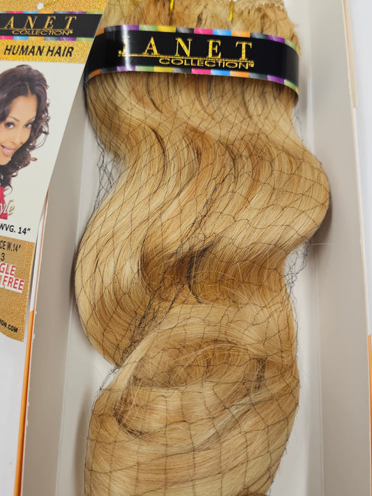 Curly human hair weave tangle-free for sew-in; French body and romance; wefts. image 0