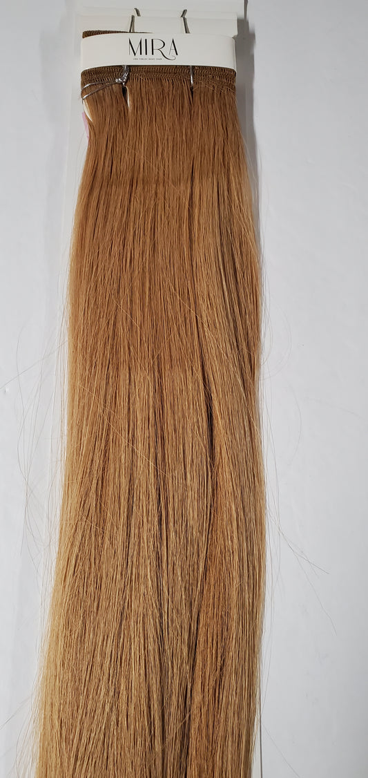 Virgin remy hair tangle-free yaky weave; straight sew-in weft image 1