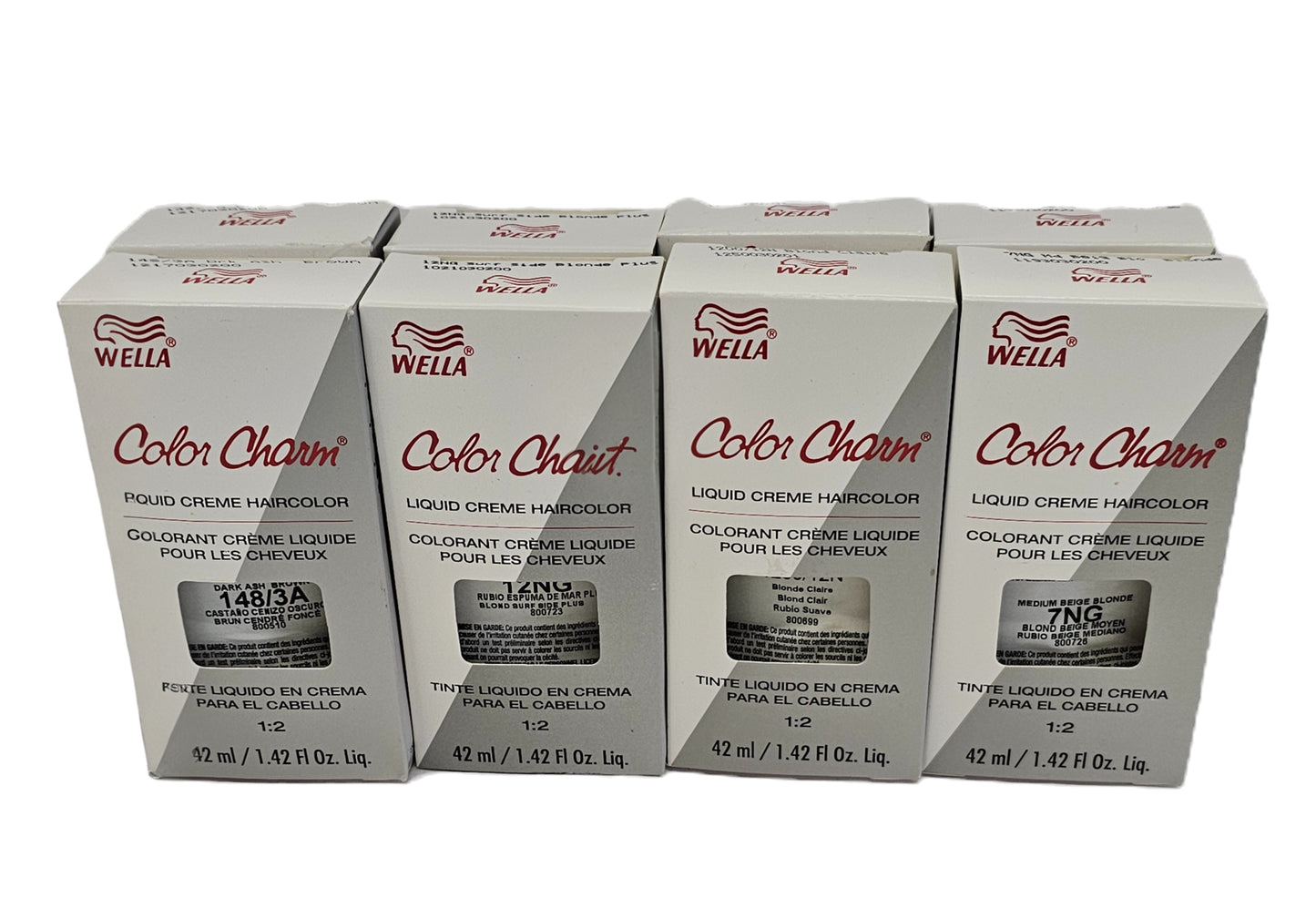 Lot of 48 Wella color charm liquid permanent creme hair color; 1.42floz ; unisex image 2