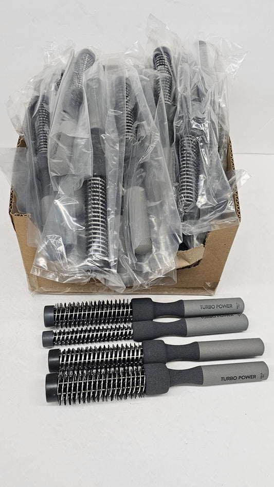 Set of 48 assorted sizes of twister magnesium curl maker brush; turbo pow image 0