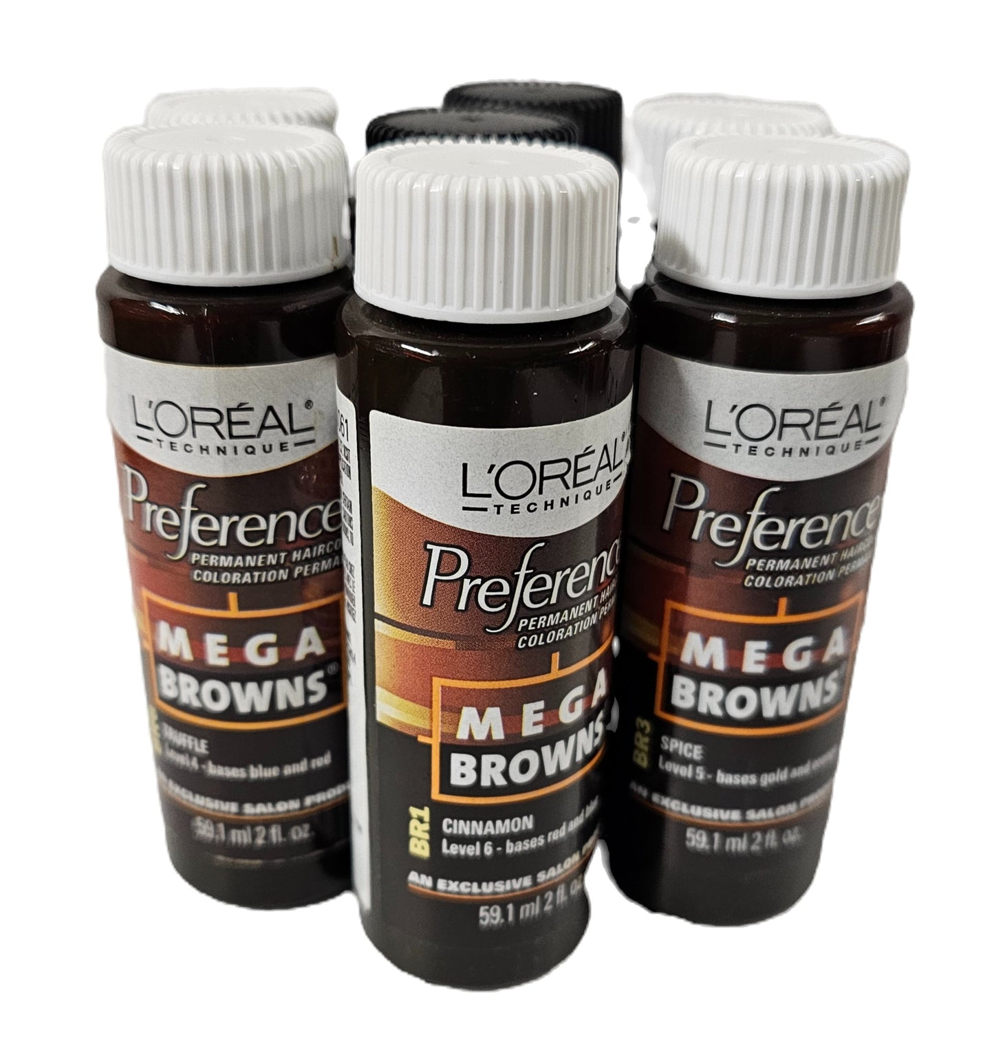 L'Oreal technique Preference permanent hair color; 2fl.oz; Mega Browns; image 0