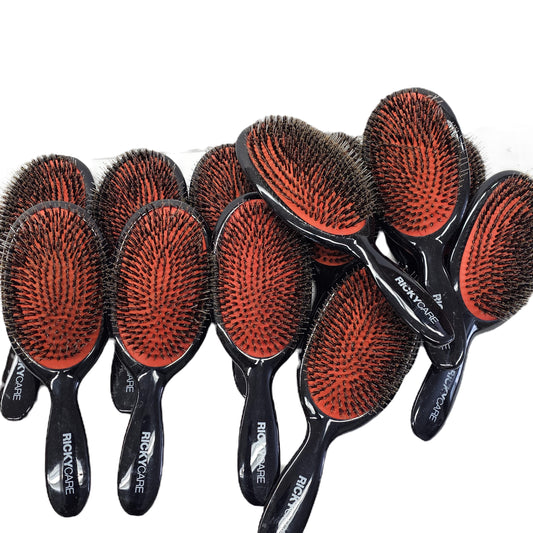 12 pcs Rickycare professional board bristle, detangler, scalp massage hair brush image 1