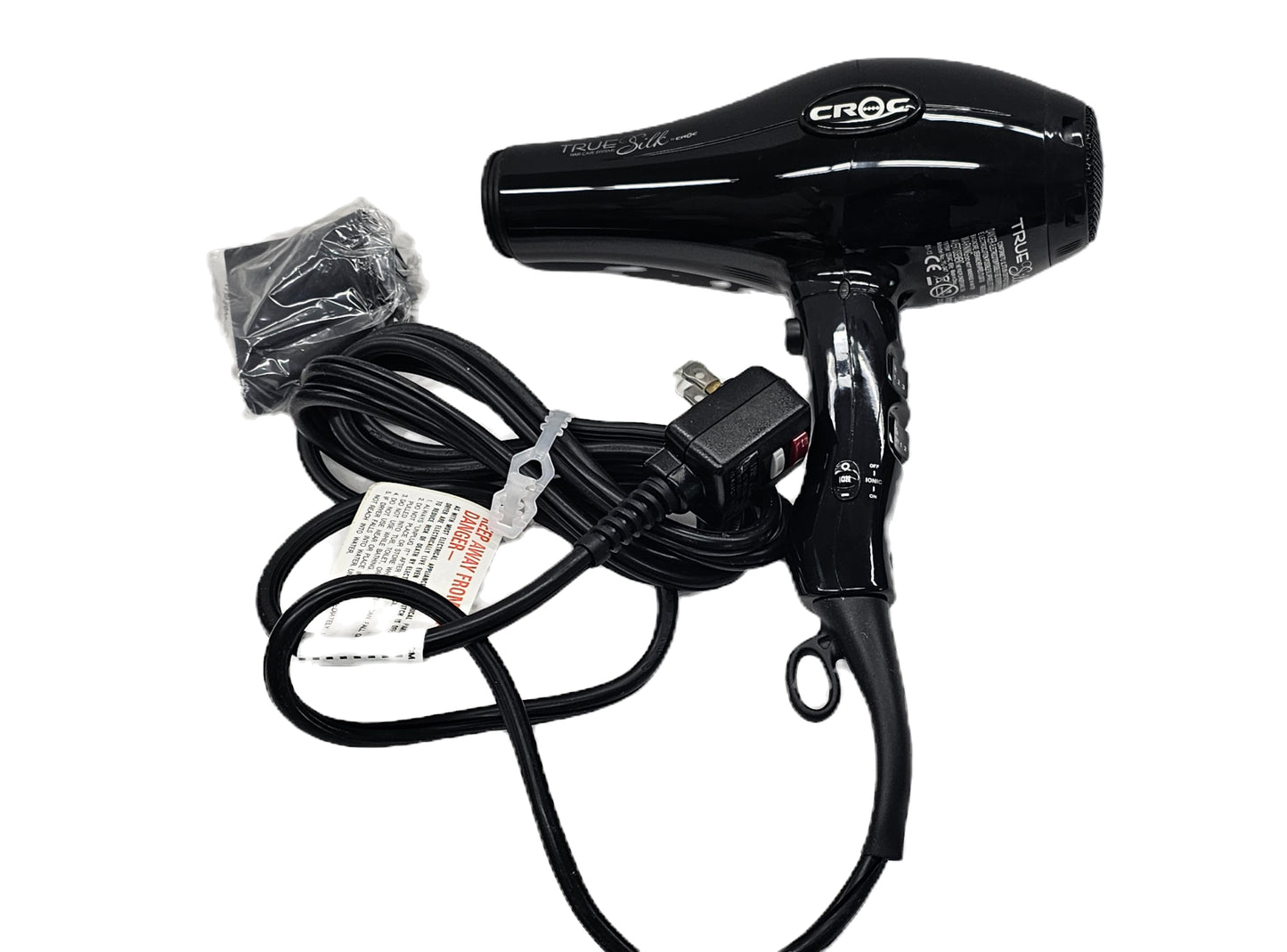 CROC - Classic True Silk Blow Dryer Black; YL-347 image 5