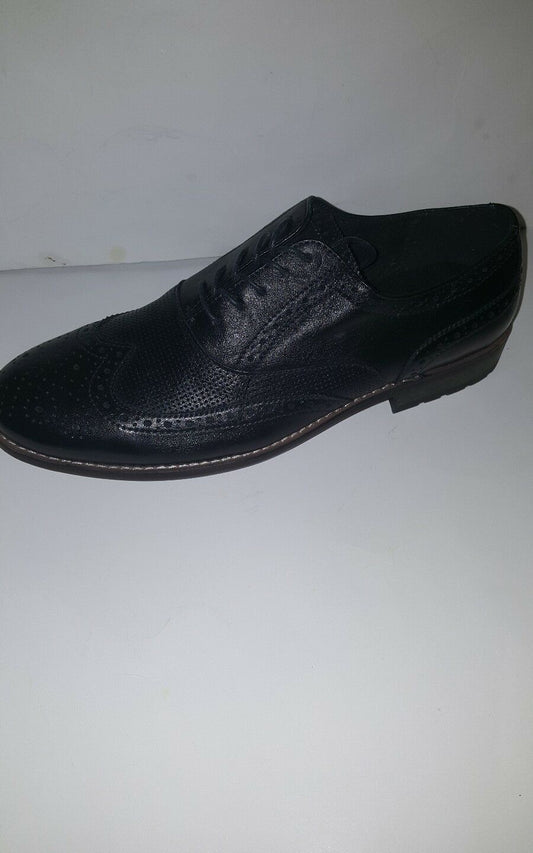 NUNN BUSH TRISTAN WINGTIP OXFORD MEN'S SHOES; BLACK;84677001;M image 1
