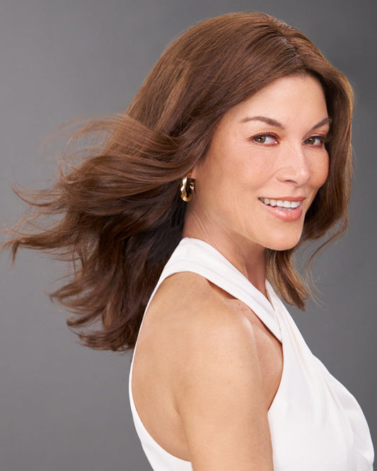 Top Blend 12 inch | Monofilament Remy Human Hair Topper by Jon Renau