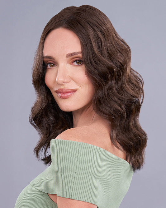 Top Trend Lace HD Wavy 14 inch (Exclusive) | Lace Front & Monofilament Synthetic Hair Topper by Jon Renau