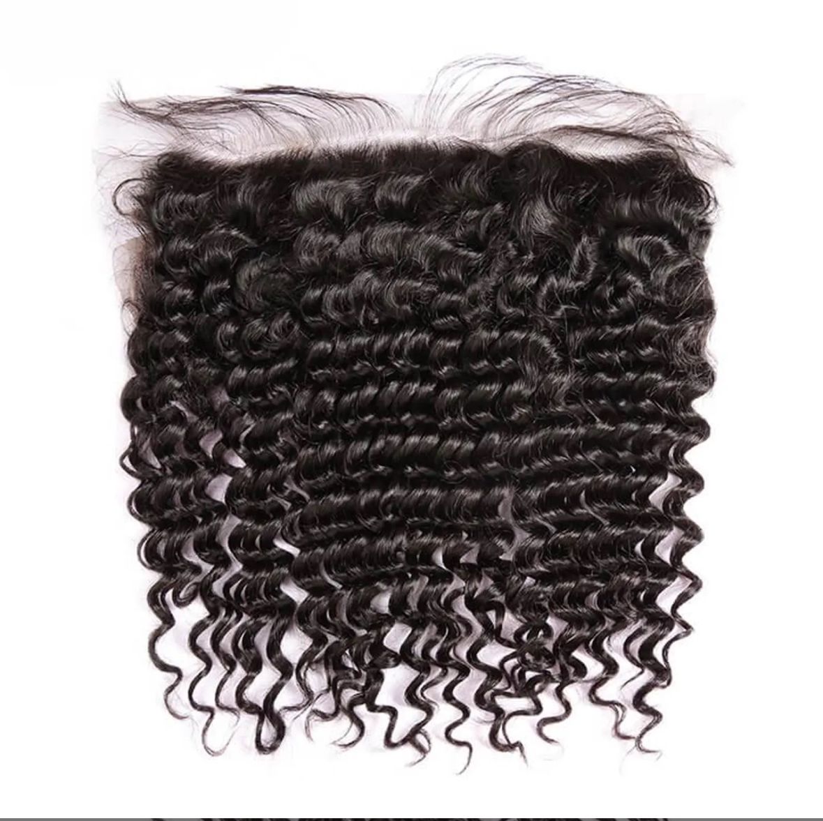 Italian curl human hair – 13x4 HD lace frontal.