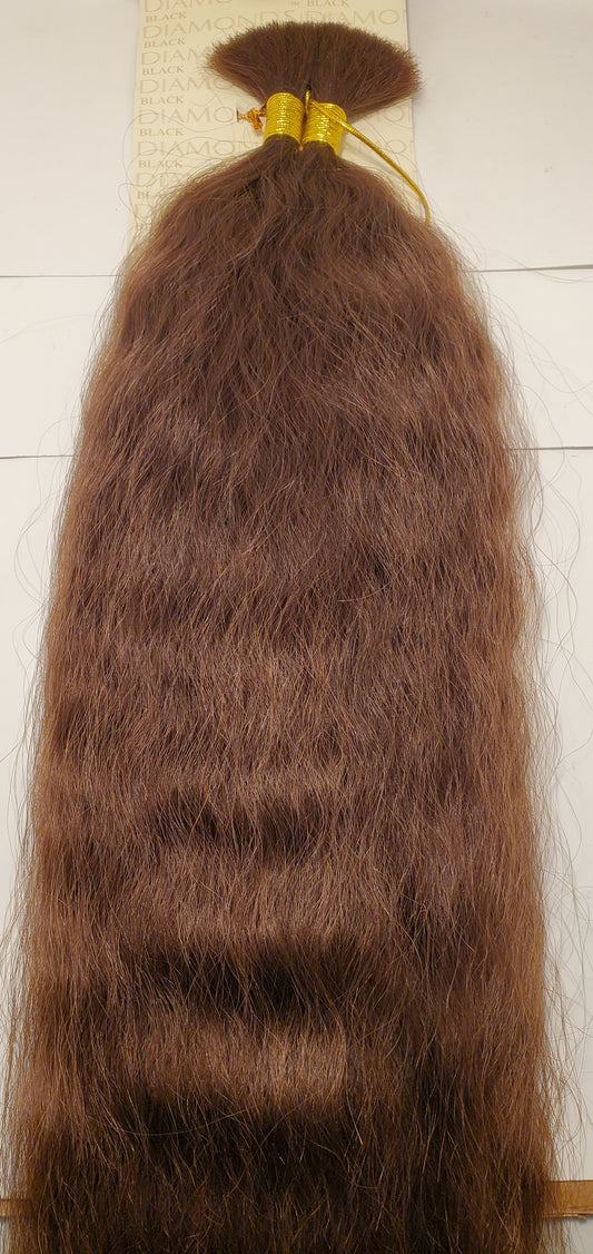 Remi human hair super bulk tangle-free wavy for braiding; Black Diamond image 0