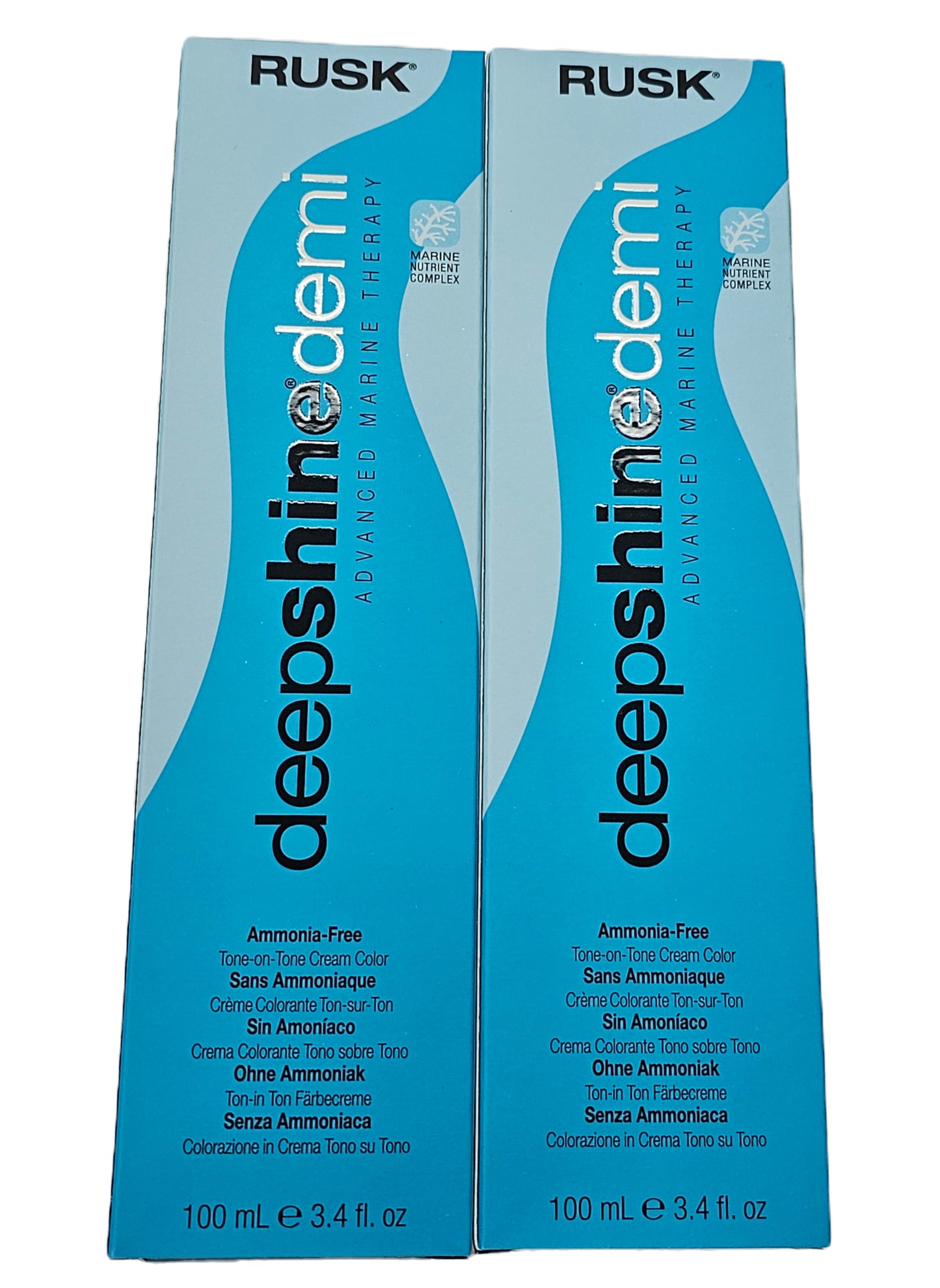 Lot of 132 pcs; Rusk deepshine demi hair color; advanced marine therapy;3.4fl.oz image 3