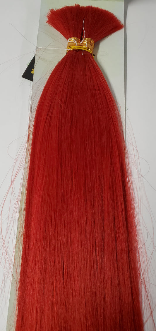 Human hair tangle-free new yaki bulk straight for braiding; Bijoux image 1