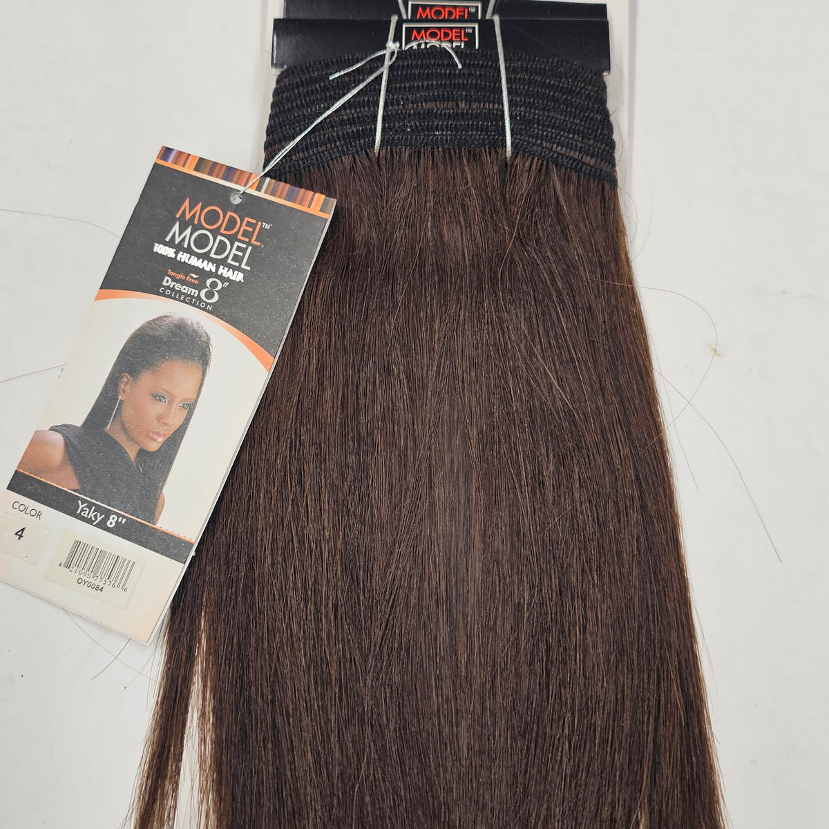 Tangle-free human hair yaky weave for sew-in, straight, wefts image 3