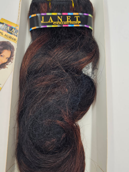 Curly human hair weave tangle-free for sew-in; French body and romance; wefts. image 1
