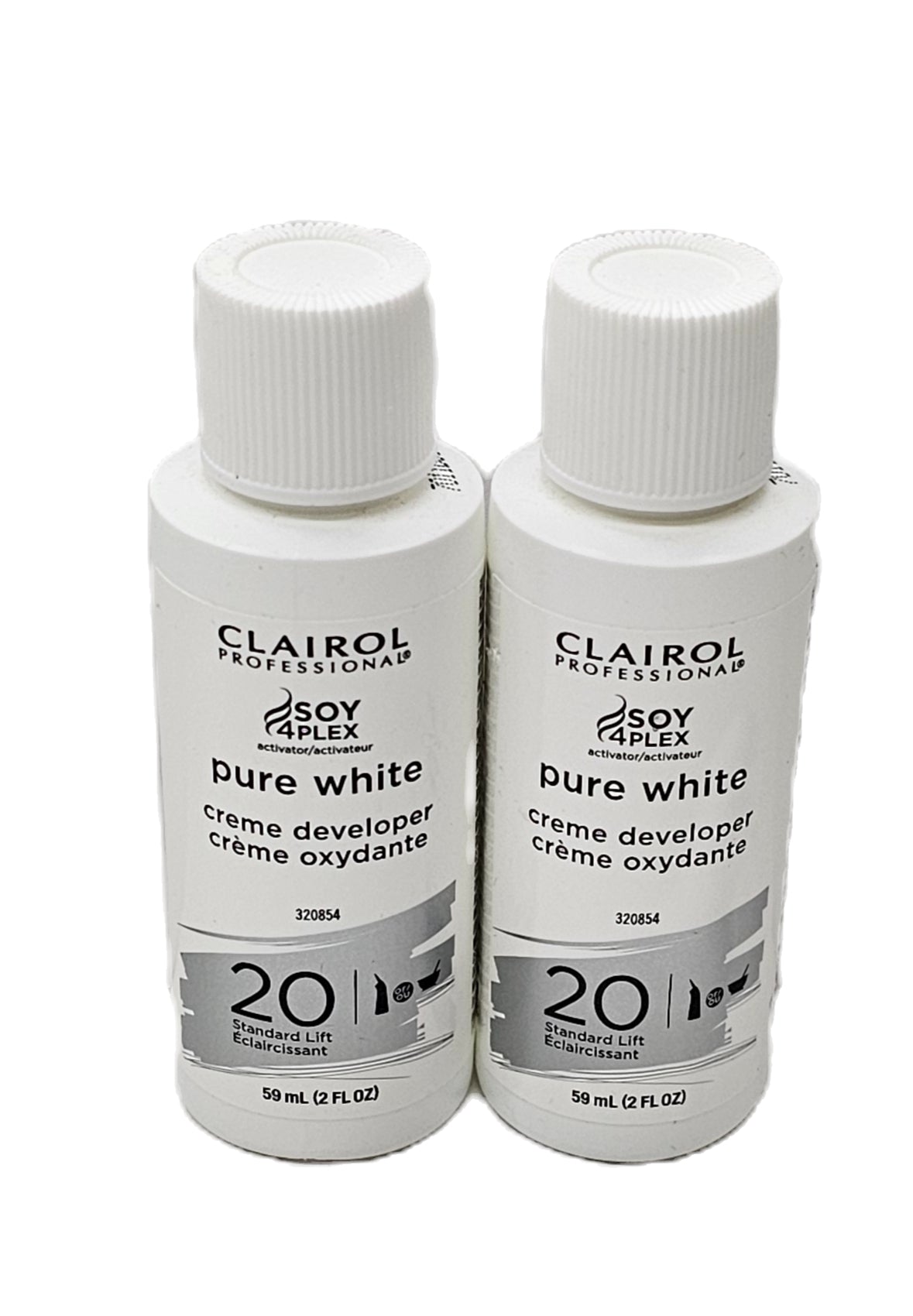 Set of 2 Clairol professional pure white creme developer 20 volume; 2fl.oz x2 image 4