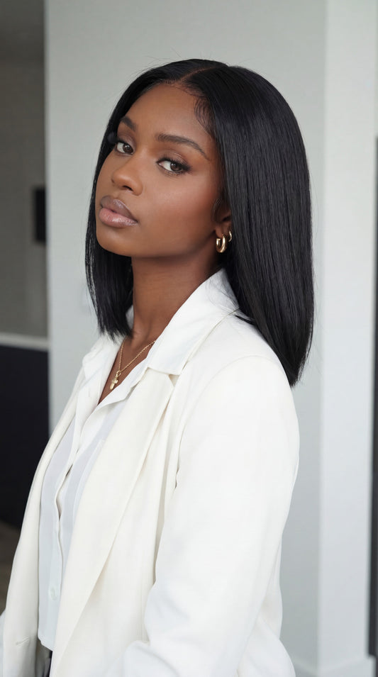 Bob Virgin human hair wig - straight
