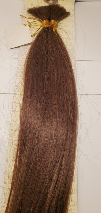 Elite human hair bulk tangle-free straight for braiding. image 1