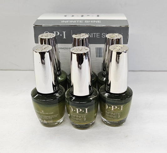 Set of 6 OPI infinite shine; Olive for green; 0.5fl.oz image 1