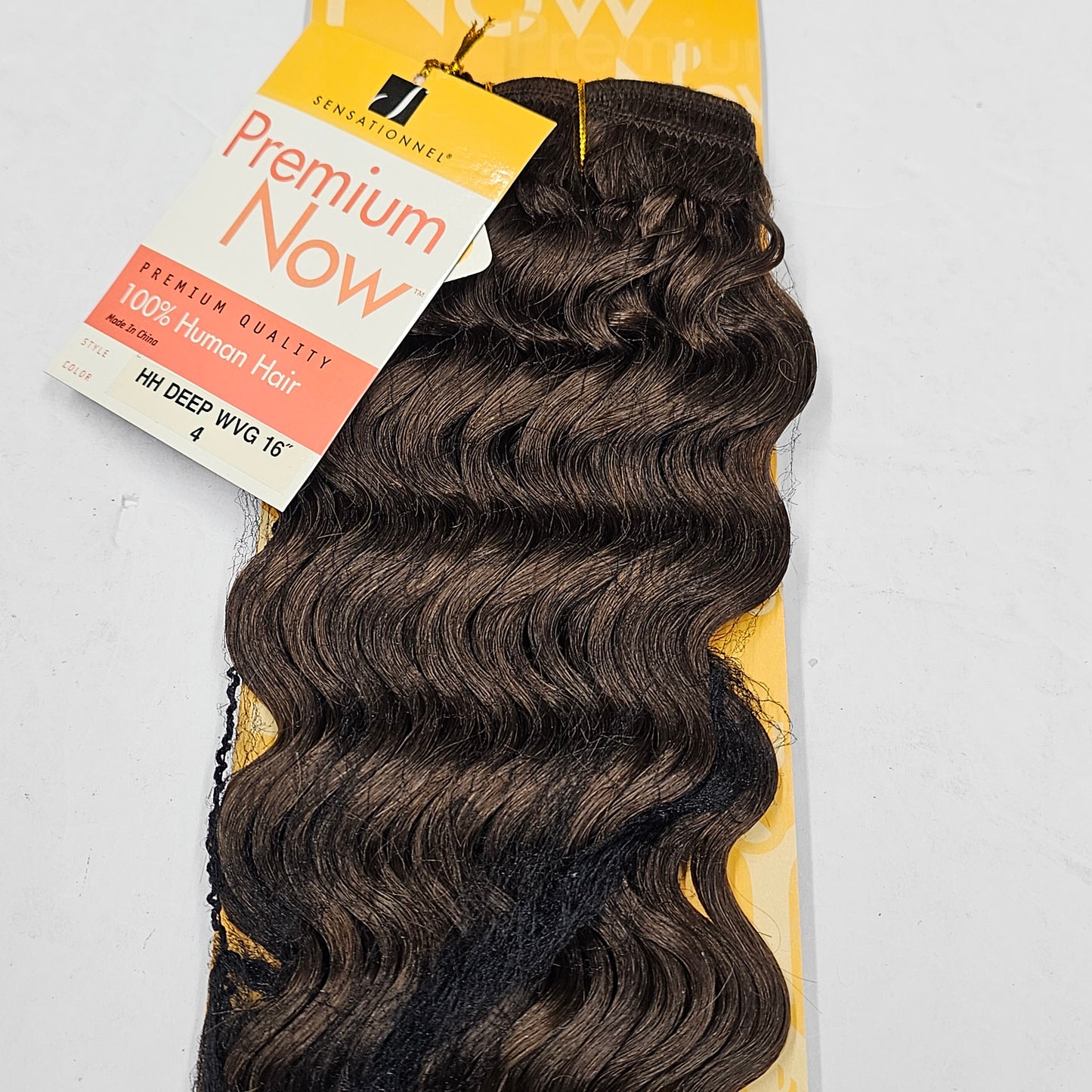 Human hair deep wave weaving; curly sew-in weft. image 2
