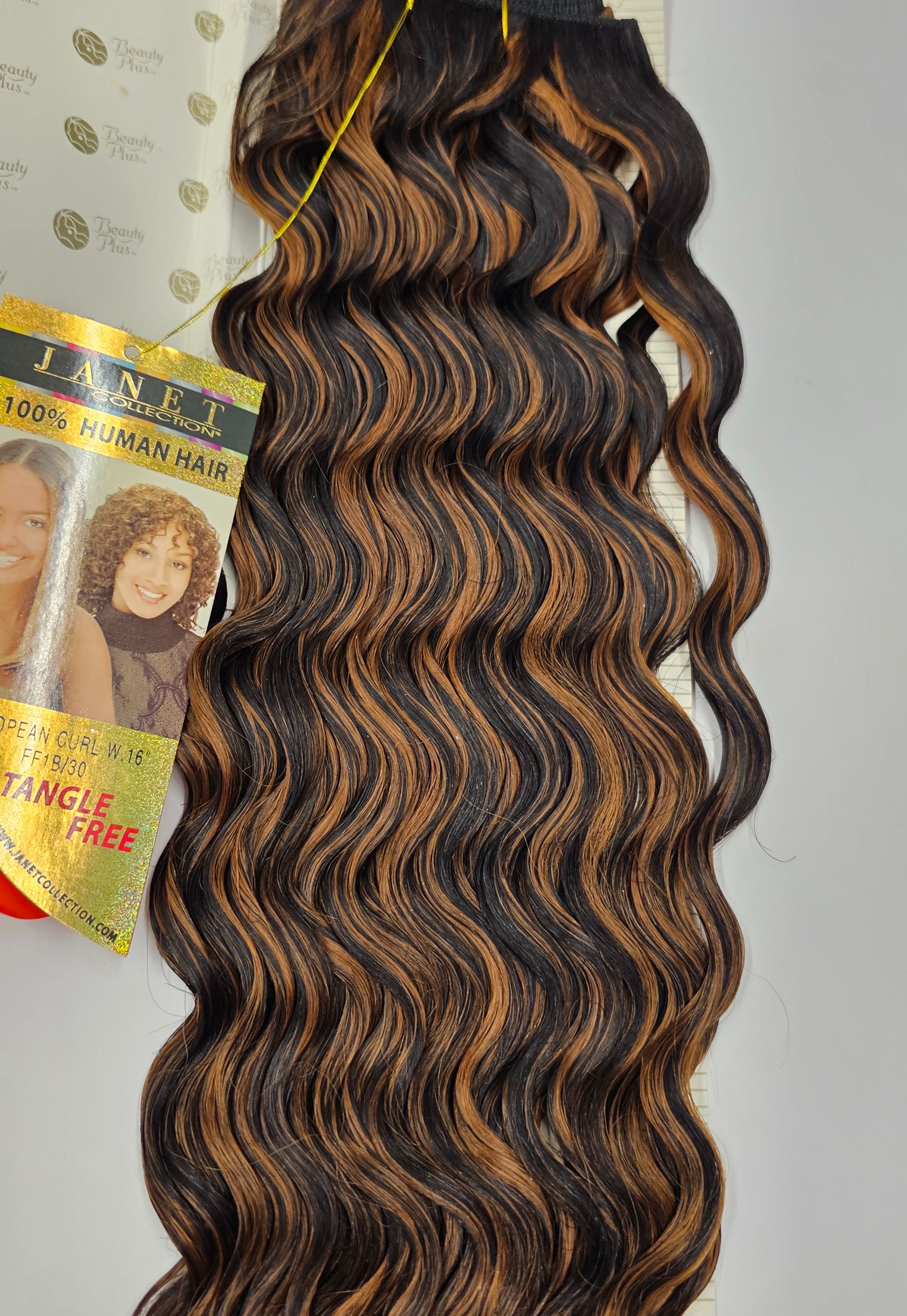 Curly human hair tangle-free weave for sew-in; European curl; wefts. image 10