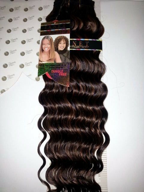 100% human hair European curl weave; curly; wet and wave; weft; sew-in;1B/30 image 0