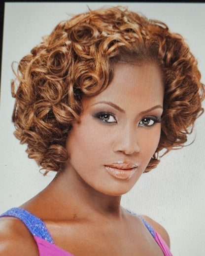 Velvet remi human hair weave; Pomona curl sew-in weft. image 0