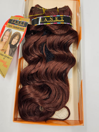 Curly human hair weave tangle-free for sew-in; french deep; wefts. image 2