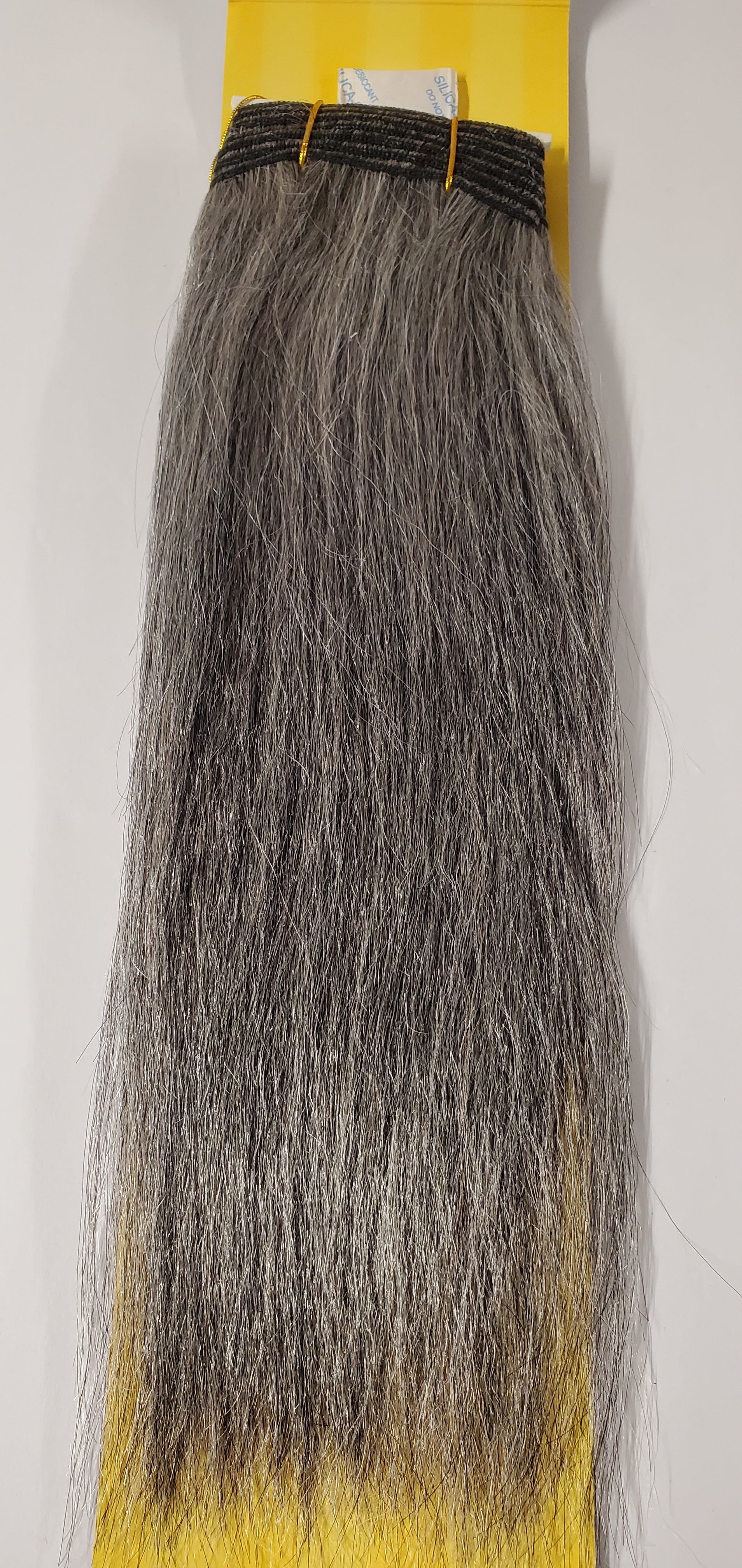 Human hair premium new yaki tangle-free weave; straigt sew-in weft; #51 image 0