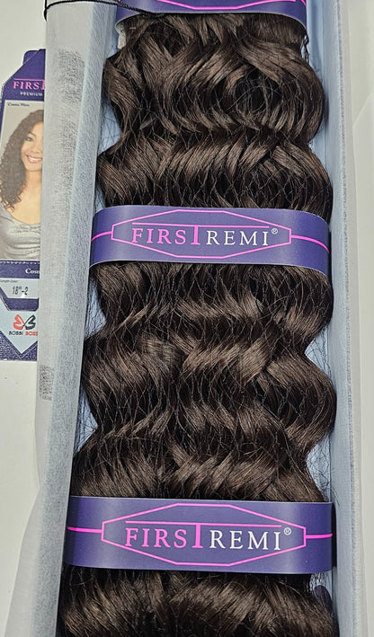 Curly premium remi hair weave; cosmo wave for  sew-in; wefts. image 3
