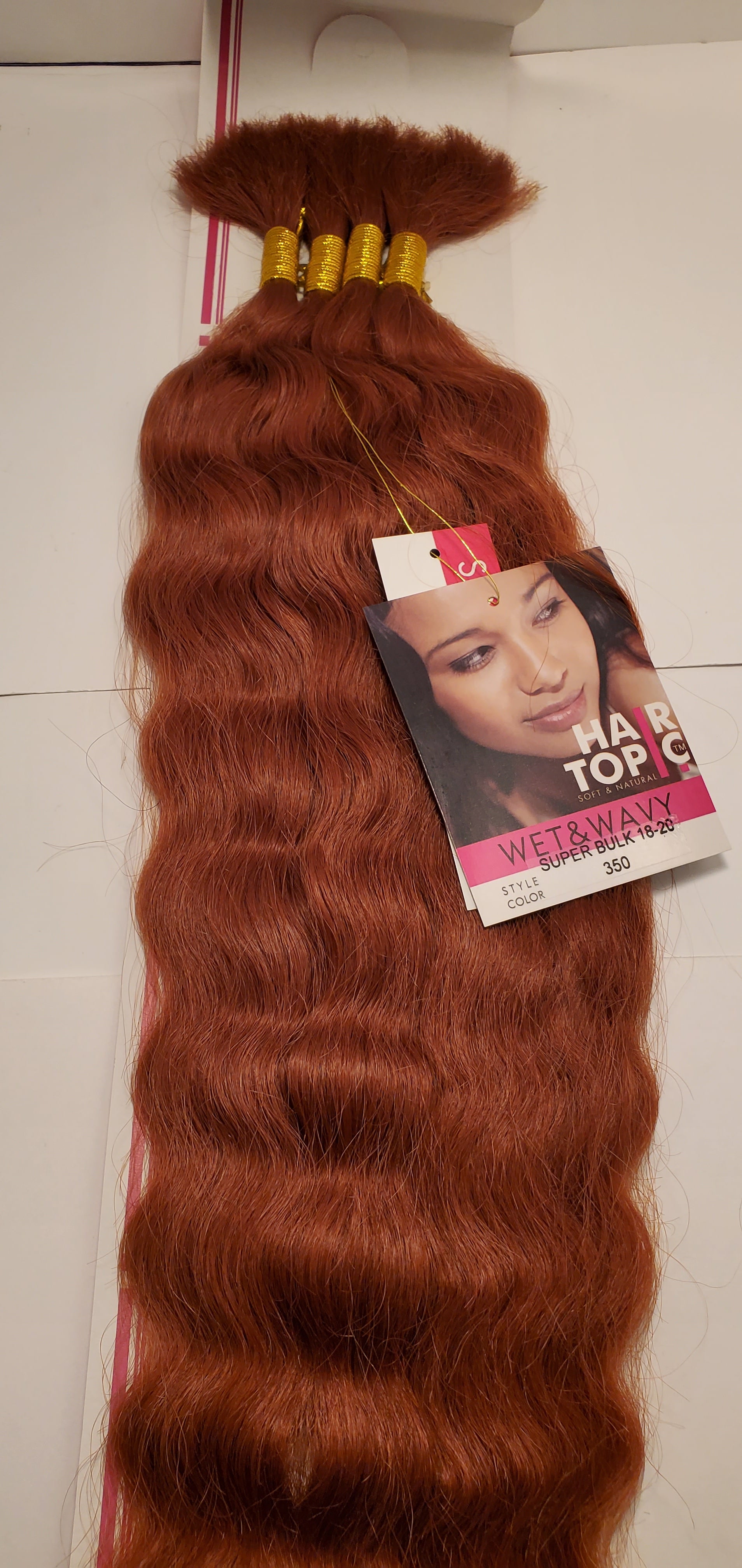 Human hair blended super bulk wet and wavy; tangle-free; braiding hair; soft and image 12