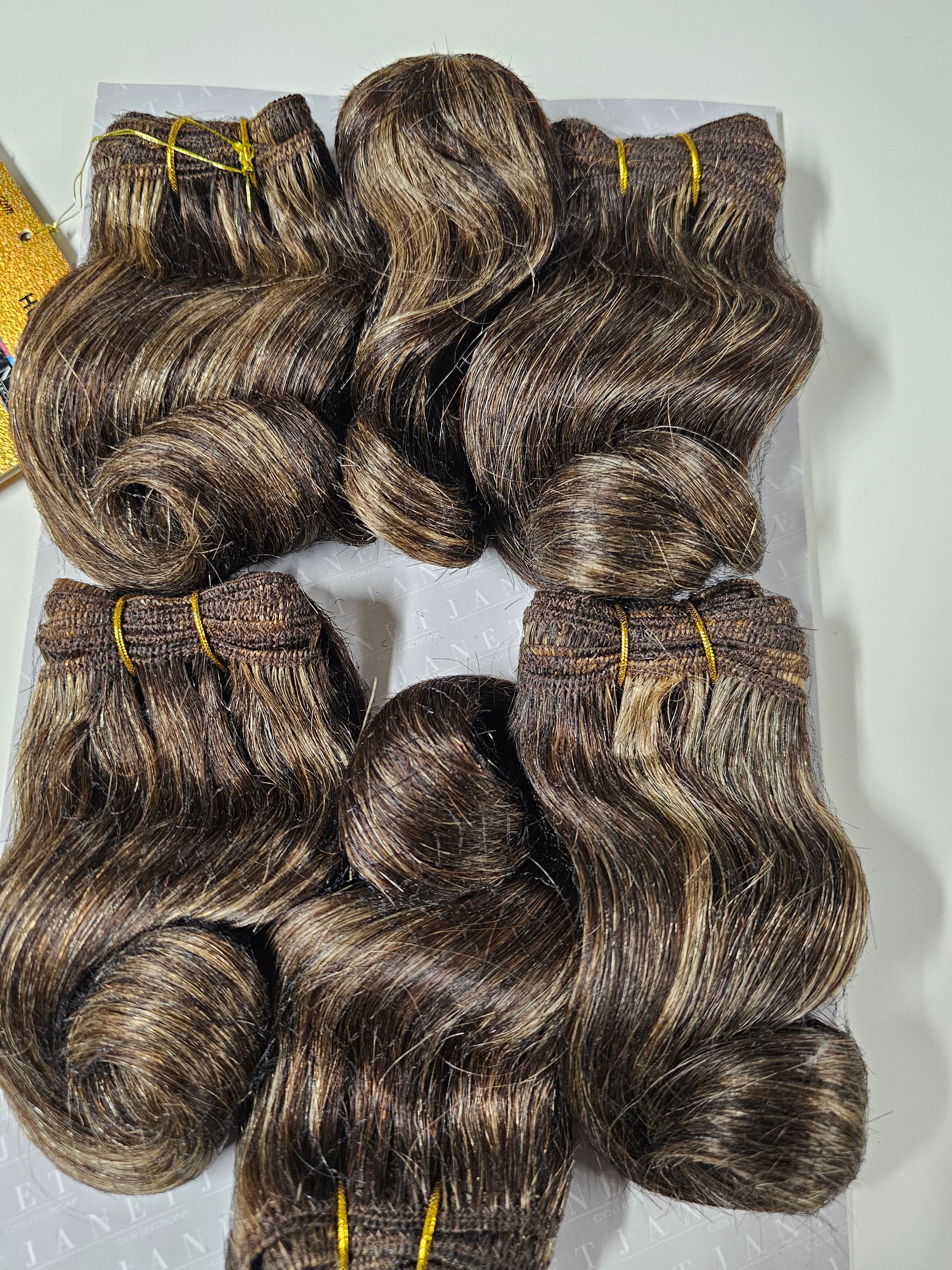 Human hair tangle-free weave; body romance; sew-in; curly; 6pcs image 4