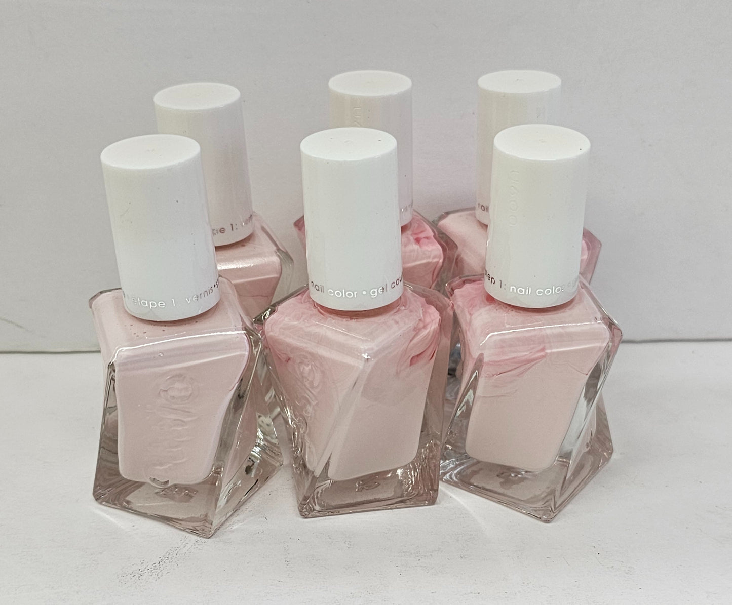 Set of 6 Essie Gel Couture Longwear Nail Polish, Matter Of Fiction, 0.46 fl. oz. image 1