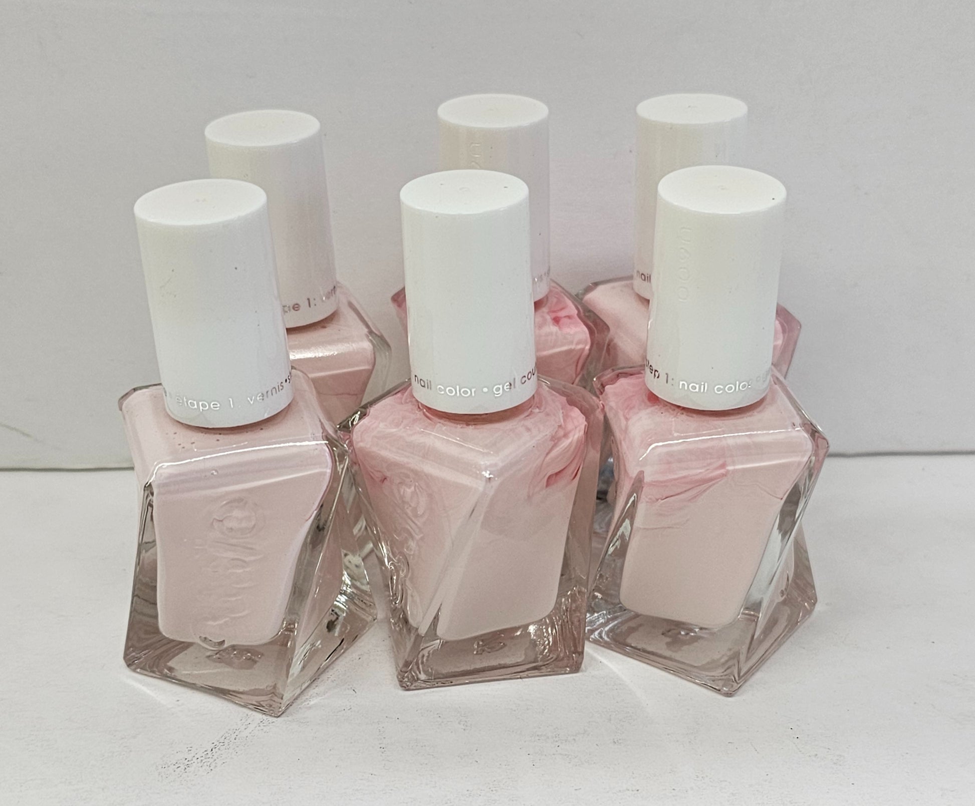 Set of 6 Essie Gel Couture Longwear Nail Polish, Matter Of Fiction, 0.46 fl. oz. image 1