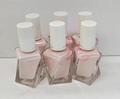 Set of 6 Essie Gel Couture Longwear Nail Polish, Matter Of Fiction, 0.46 fl. oz. image 1