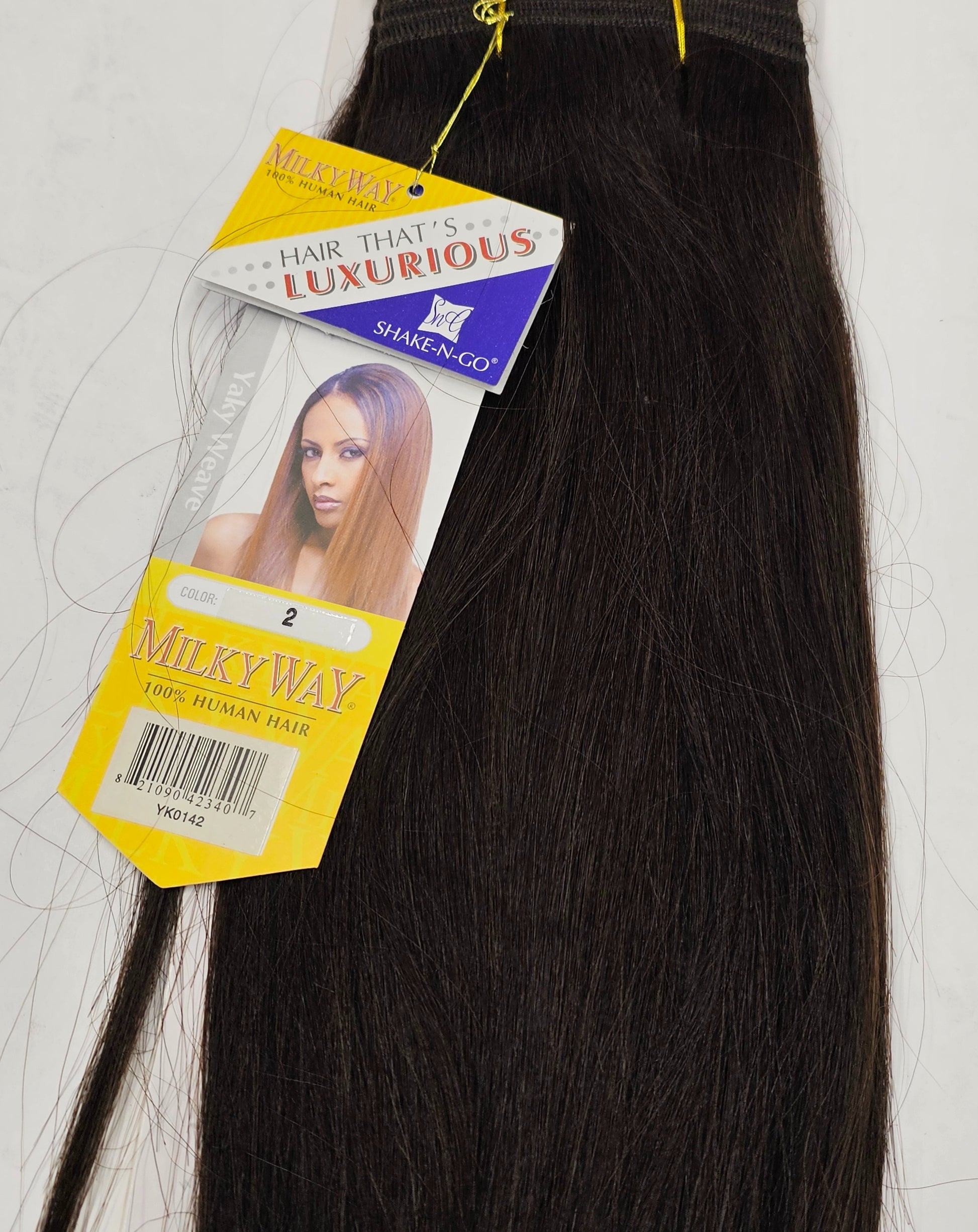 Human hair weave yaky straight for sew-in, wefts image 5