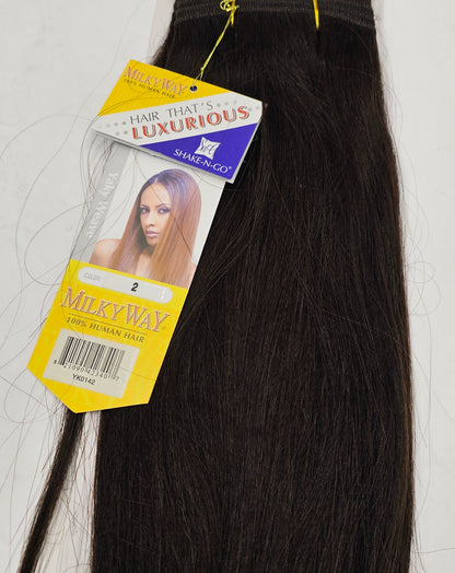 Human hair weave yaky straight for sew-in, wefts image 5