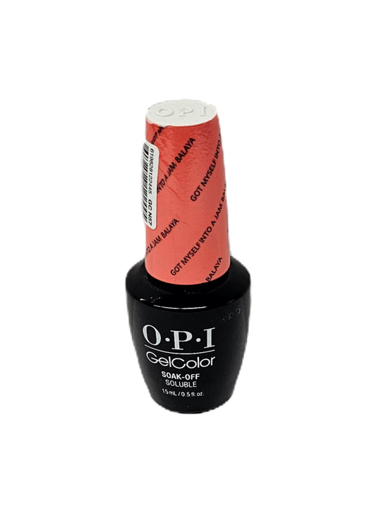 OPI GelColor Gel Nail Polish, Got Myself Into A Jam-balaya, 0.5 Fl Oz image 1