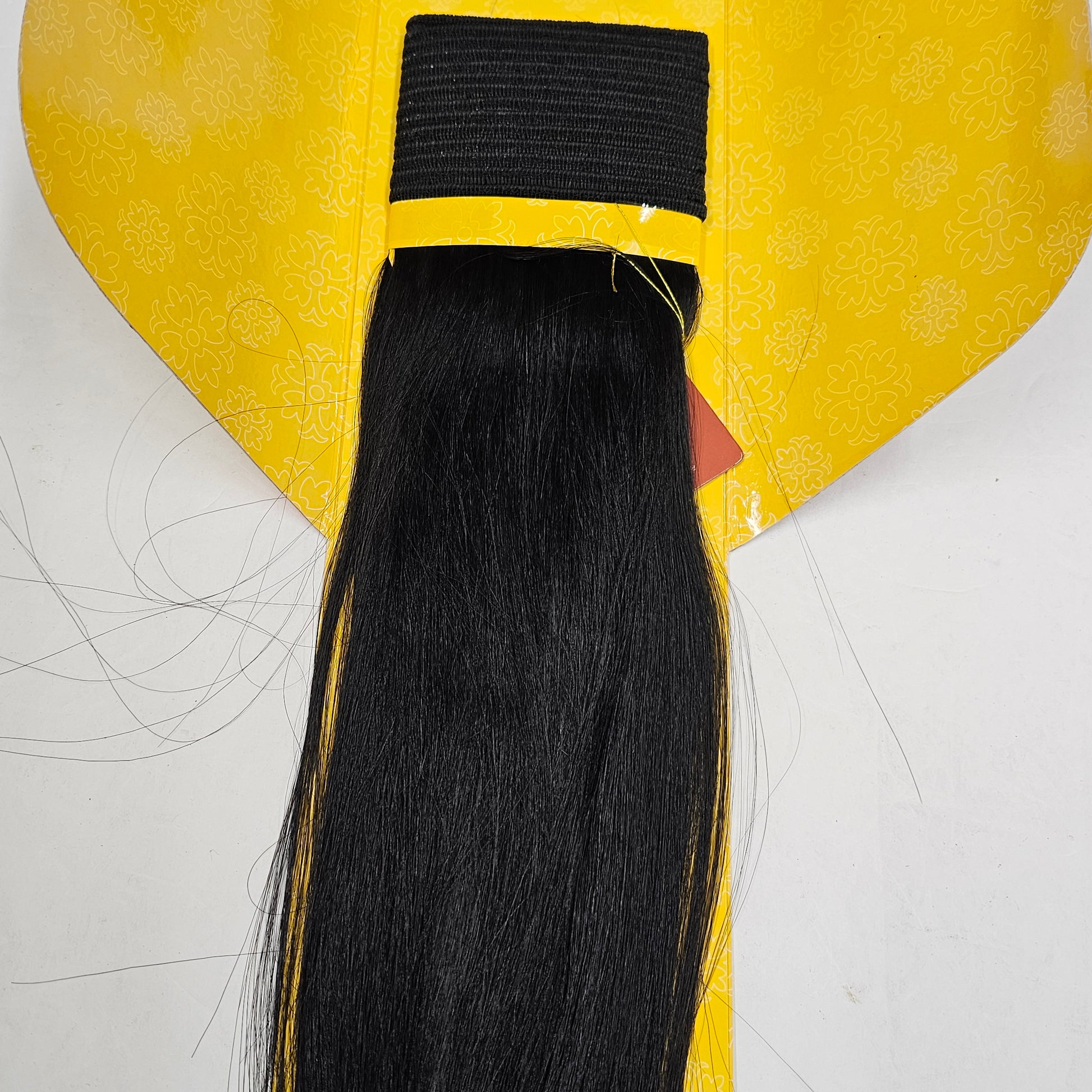 Human hair remi yaki weave; straight sew-in weft; Goddess image 5